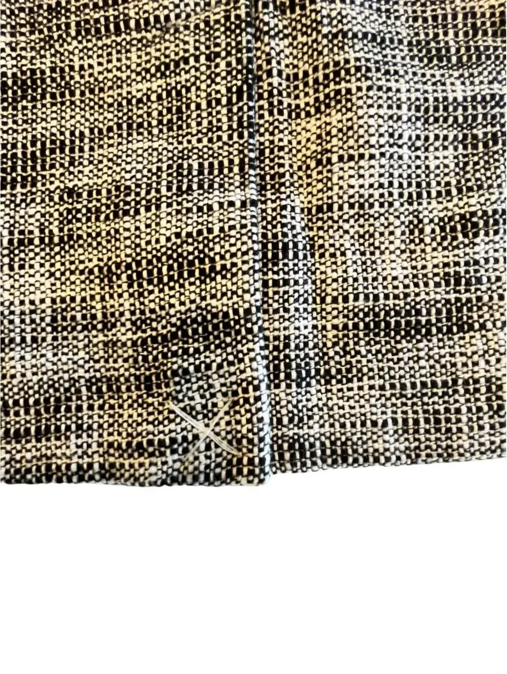Banana Republic Pencil skirt NWT womens sz 12 woven knit black and white short